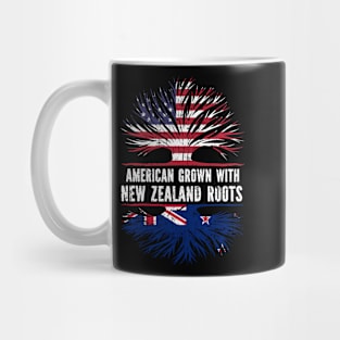 American Grown with New Zealand Roots USA Flag Mug